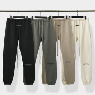 FOG double-line ESSENTIALSZONE men's and women's couples fashion brand long pants high street toe-tied leisure sports pants