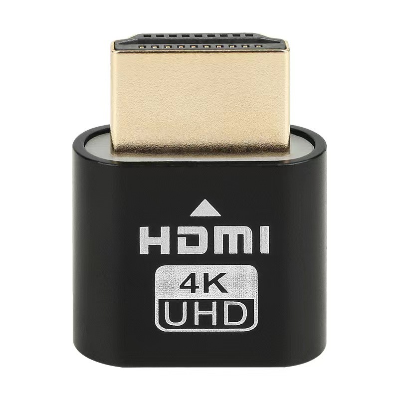 Cross-border hdmi graphics card spoofing dp virtual monitor computer remote game studio on-hook converter