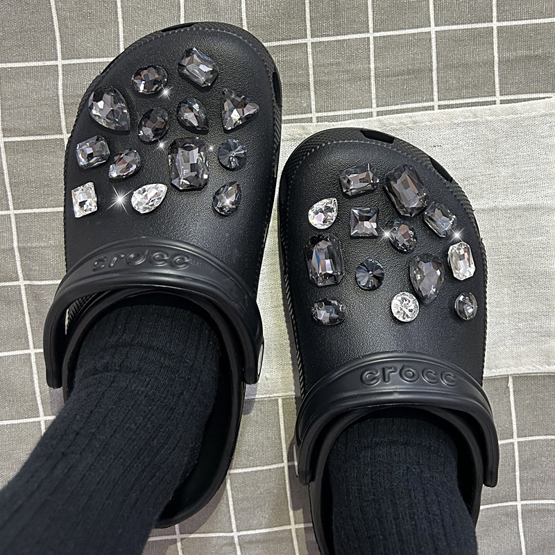 [sticky good delivery] new dark hole shoes decorative buckle three-dimensional buckle shoes flower shoe buckle diy accessories