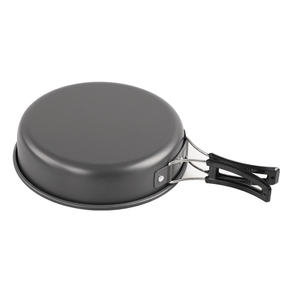 Outdoor Picnic Set Pan Frying Pan Medium Frying Pan DS-300 Frying Pan Single Frying Pan Portable Mesh Bag Packaging