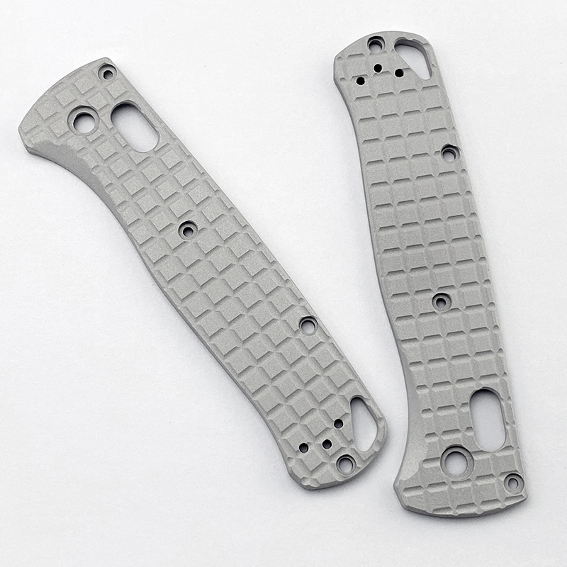 Benchmade蝴蝶535貼片 手雷紋 手柄蝴蝶Bugout配件 鋁合金貼片535