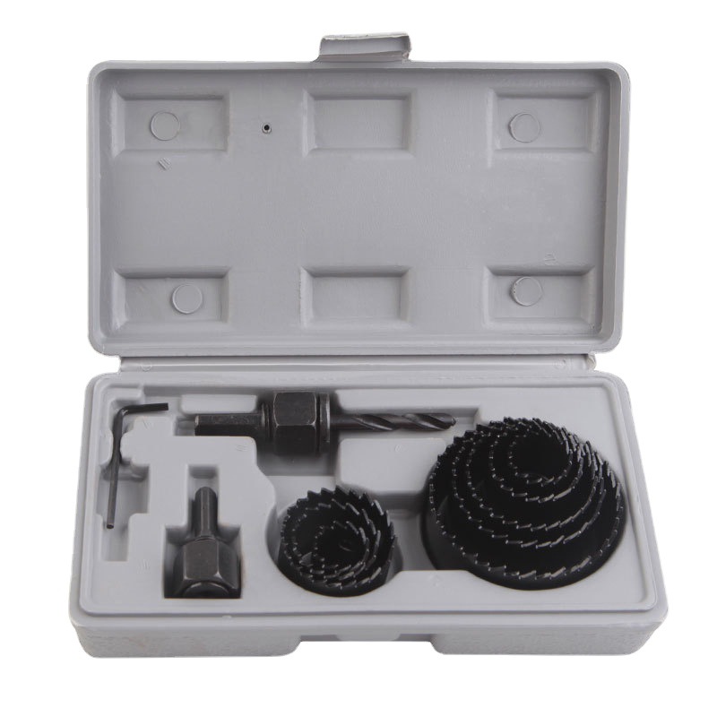 11pc/16pc woodworking hole saw drill bit set woodworking hole opener carbon steel hole saw tool 11 piece set drill bit