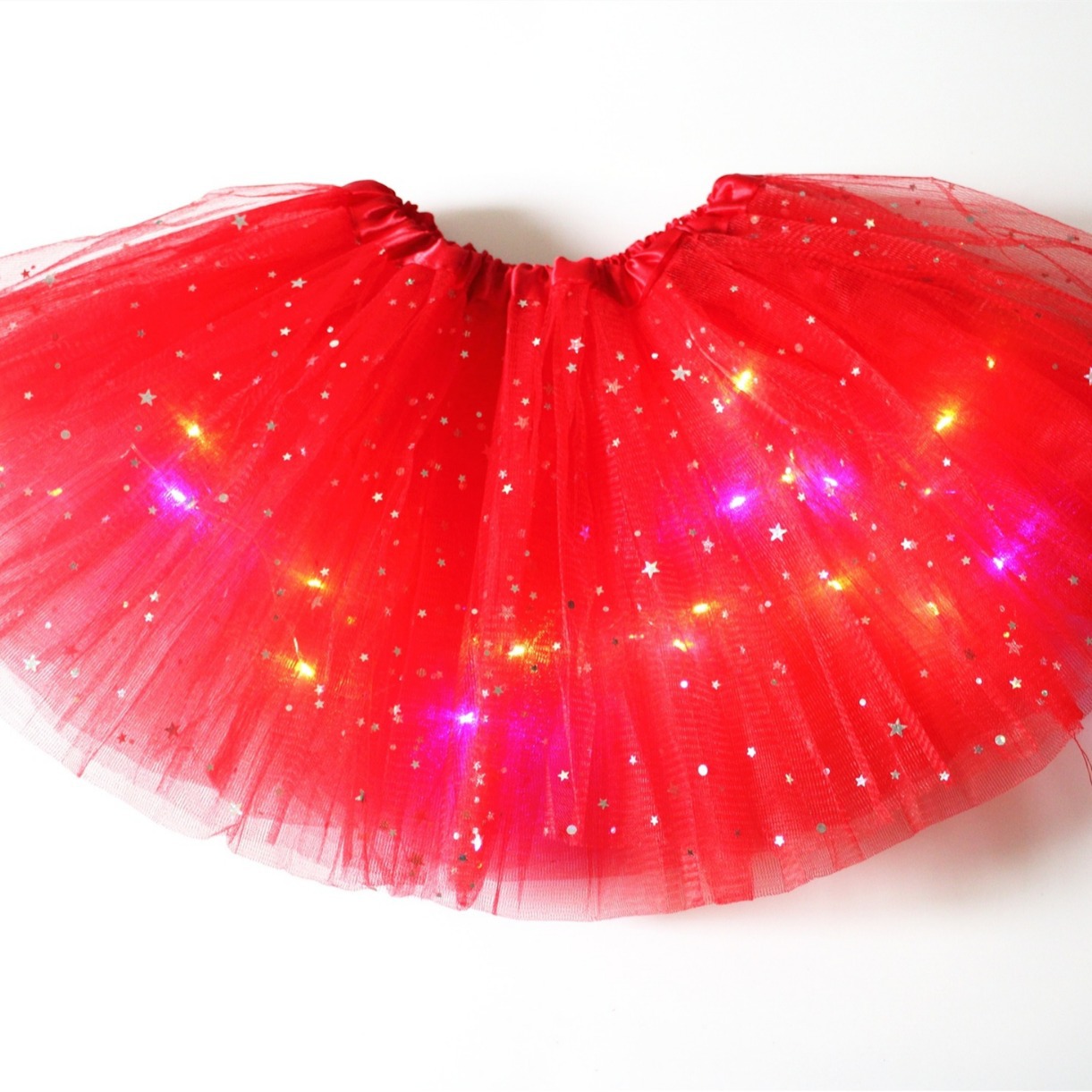 Children's mesh skirt led light skirt TUTU skirt luminous power tutu skirt ins explosion foreign trade Wholesale