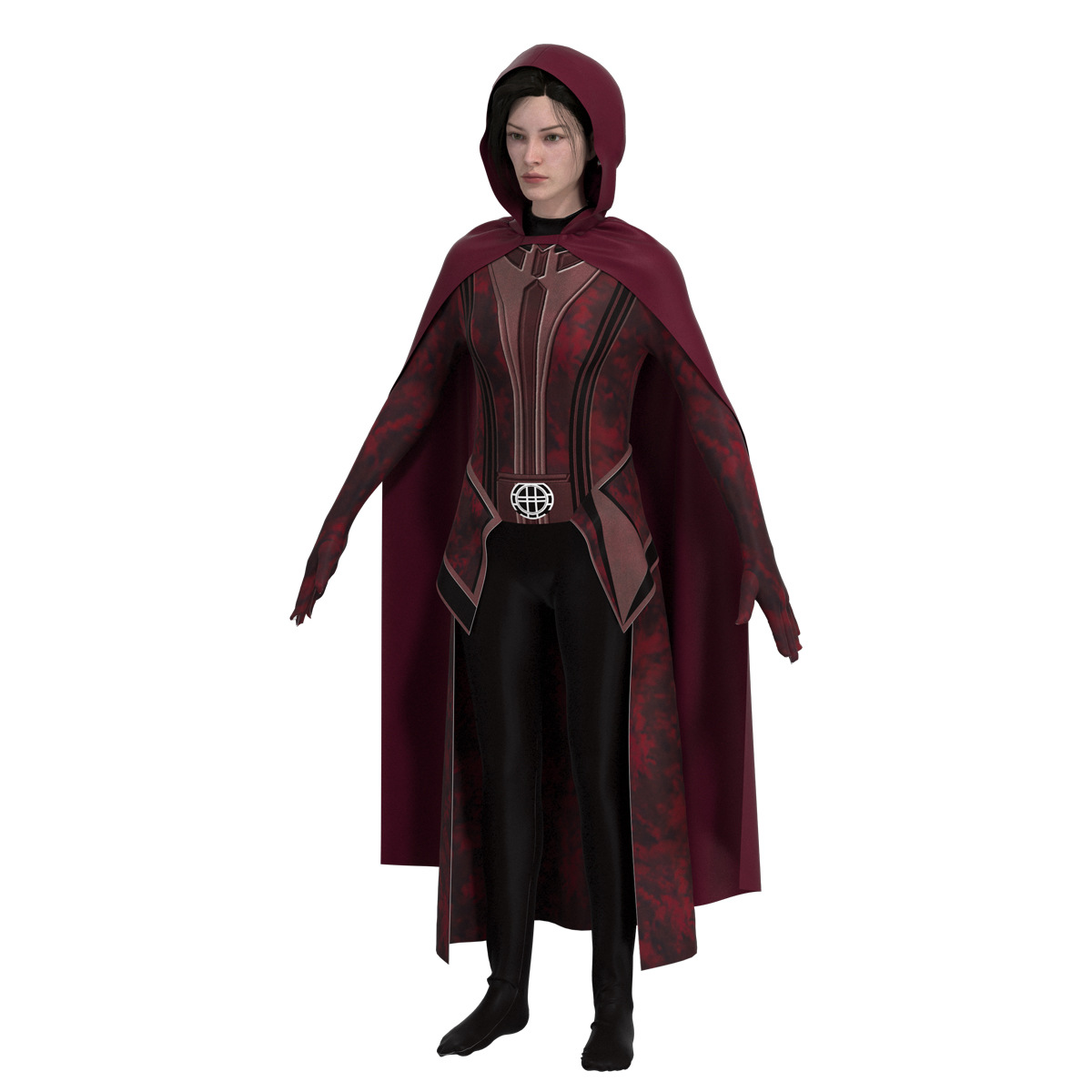 Marvel American drama Wanda illusion Crimson Witch cos clothing Wanda Scarlet Witch cosplay the same