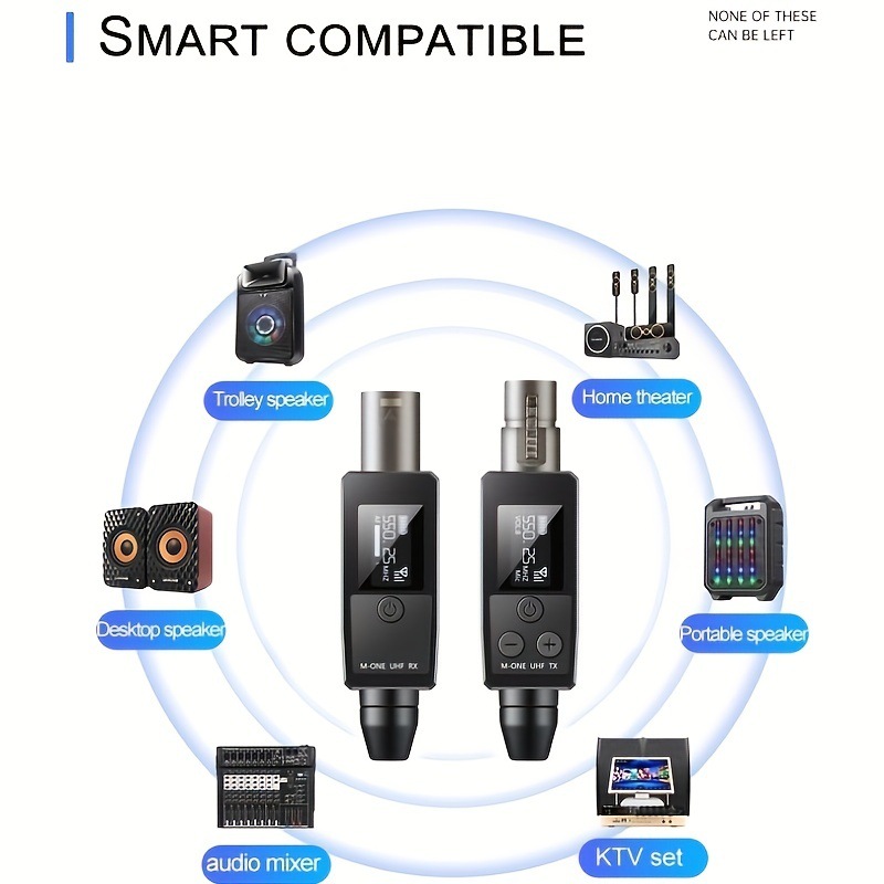 Wireless microphone transmitter receiver microphone wireless system, guitar instrument amplifier speaker