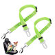 Dog car seat belt car reflective webbing safety rope elastic retractable rope new pet car cat rope