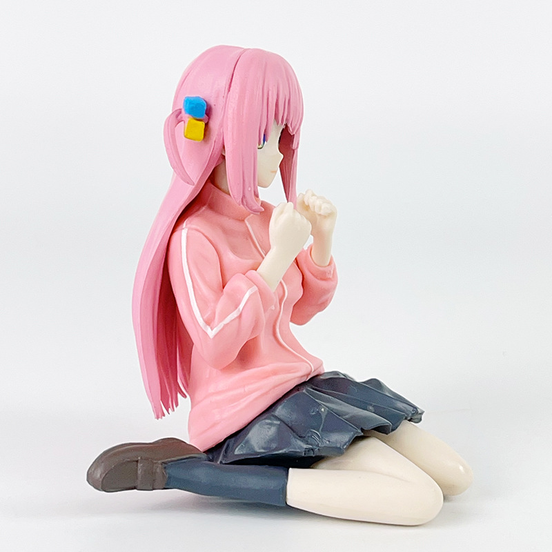 In stock lonely rock houteng model cartoon hand-made wholesale two-dimensional beautiful girl fashion toy hand-made ornaments