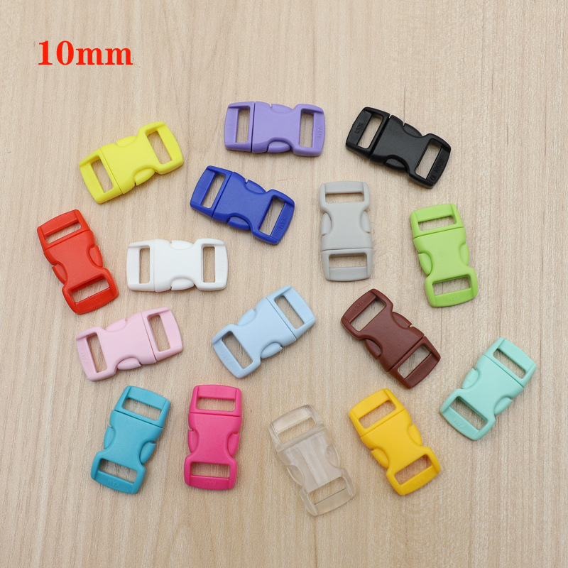 In stock 10mm plastic small buckle buckle matching buckle adjustable buckle jewelry buckle accessories buckle 16 color pet buckle