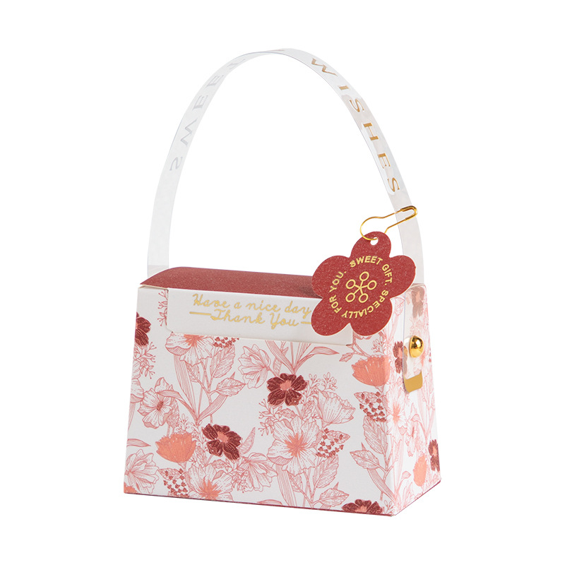 2023 New Internet Celebrity Wedding Candy Box Wedding Portable Candy Bag Candy Box Gift Box Packaging Box Empty Box