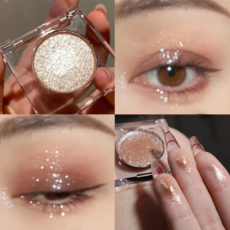 Cowherd Weaver Girl Eye Shadow Plate Girl Shiny Pearlescent Fairy Highlights Lasting Moisturizing Waterproof Student Female Factory Only Sold