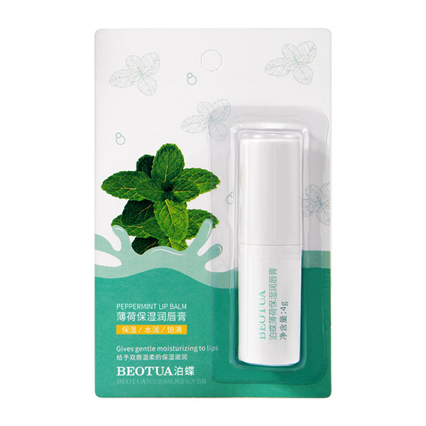 Mint moisturizing lip balm, 4g