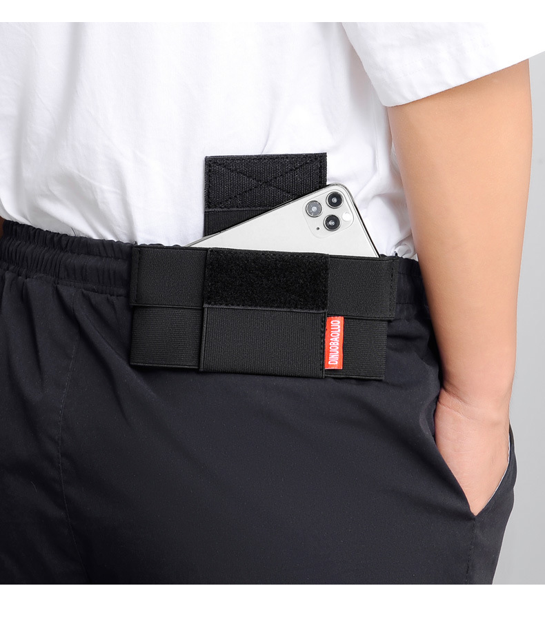 1018 phone bag waist elastic cloth bag