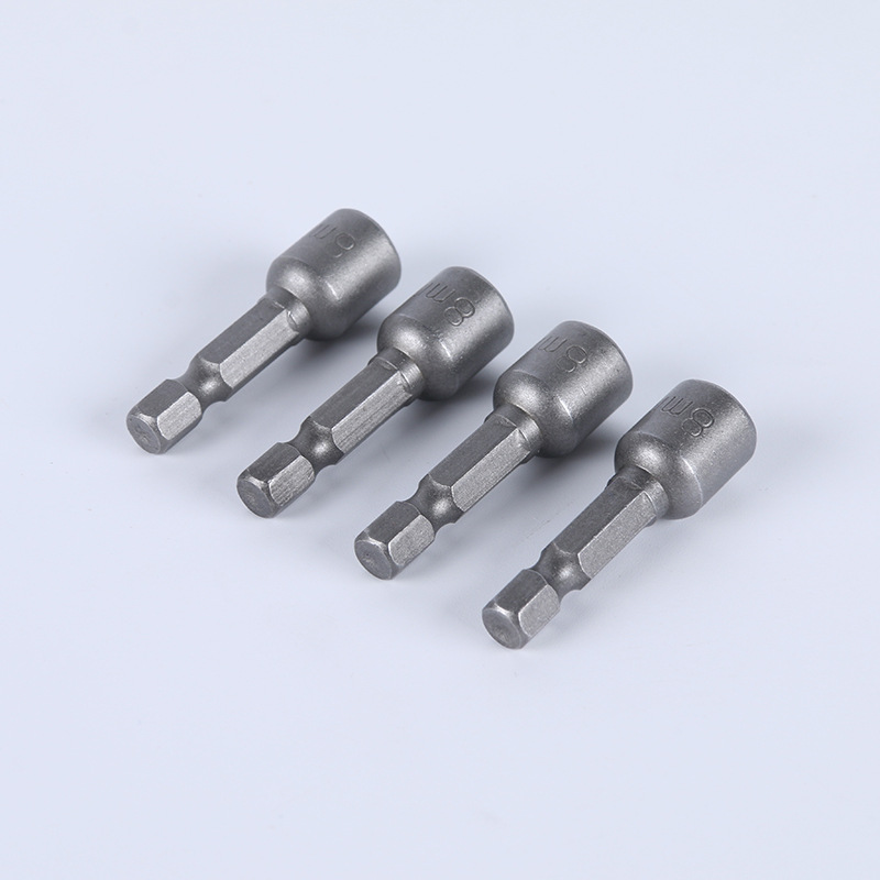 Strong magnetic hexagon socket manufacturer in stock self-tapping drill tail wire dovetail wholesale price M8 socket hexagon supply