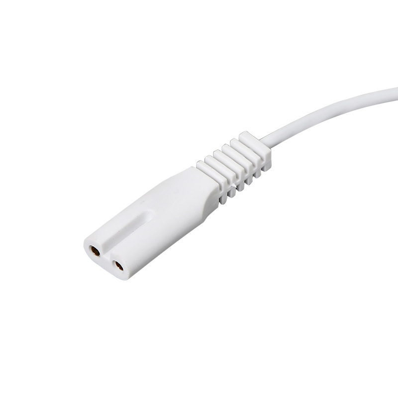 Usb八字尾1メートル8字尾銅管usb充電ケーブルは、5v懐中電灯カミソリ理髪器ケーブルに使用されます|undefined