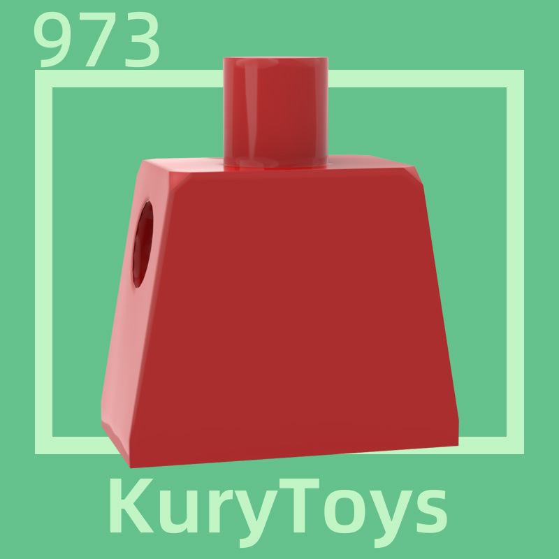 KURY/Kairui Small Particle Building Blocks DIY Parts Compatible with 973 Minor Body Parts MOC