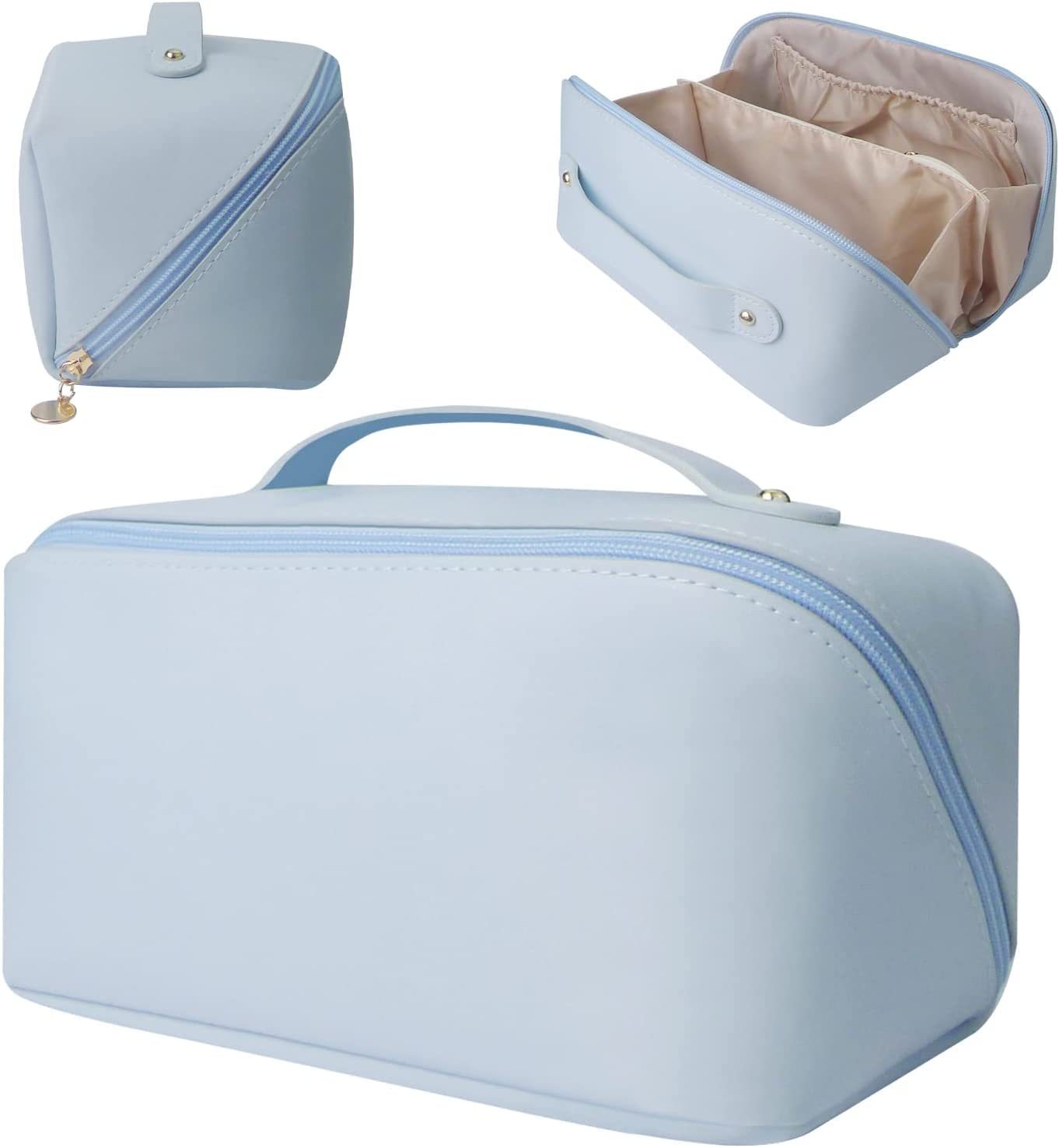 2023 new pu large capacity Women's Cosmetic Bag convenient High sense travel wash bag cosmetics storage bag