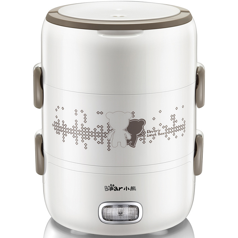 Bear Electric Lunch Box Three-layer Plug-in Electric Insulation Heating Cooking Electric Lunch Box Hot Rice Steamer DFH-S2358