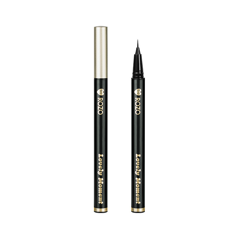 ROZO carved eyeliner pen waterproof sweat-proof non-smudging genuine goods long-lasting quick-drying Internet celebrity ultra-fine lying silkworm pen