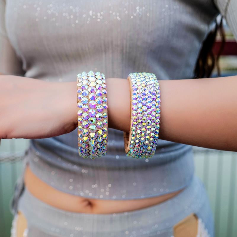 Dancer Belly Dance Jewelry Arm Ring 2022 New Dance Performance Diamond Bracelet Diamond Bracelet Bracelet Rhinestone Jewelry