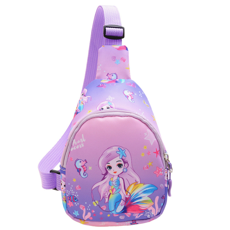 Cartoon Cute Bag Children's Fashion Trendy Chest Bag Girls' Small Backpack This Year's New Crossbody Bag for Boys and Girls