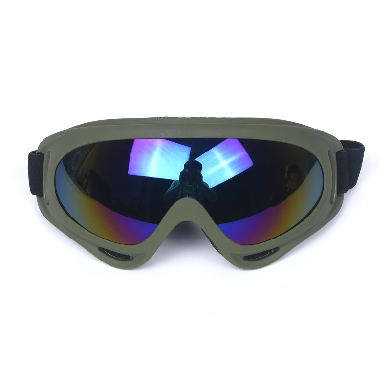 Glasses Colored frame multicolored ski glasses motorcycle goggles labor goggles Adult goggles_voghion.com