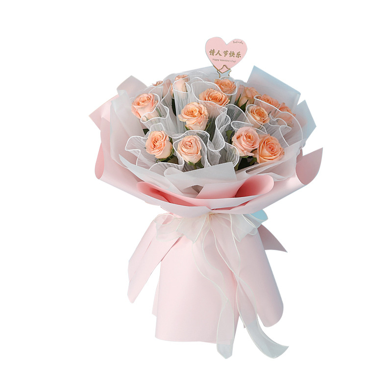 Solid Color Flower wrapping paper opaque thickened Pearl floral art first love paper gift bouquet packaging material flower wrapping paper
