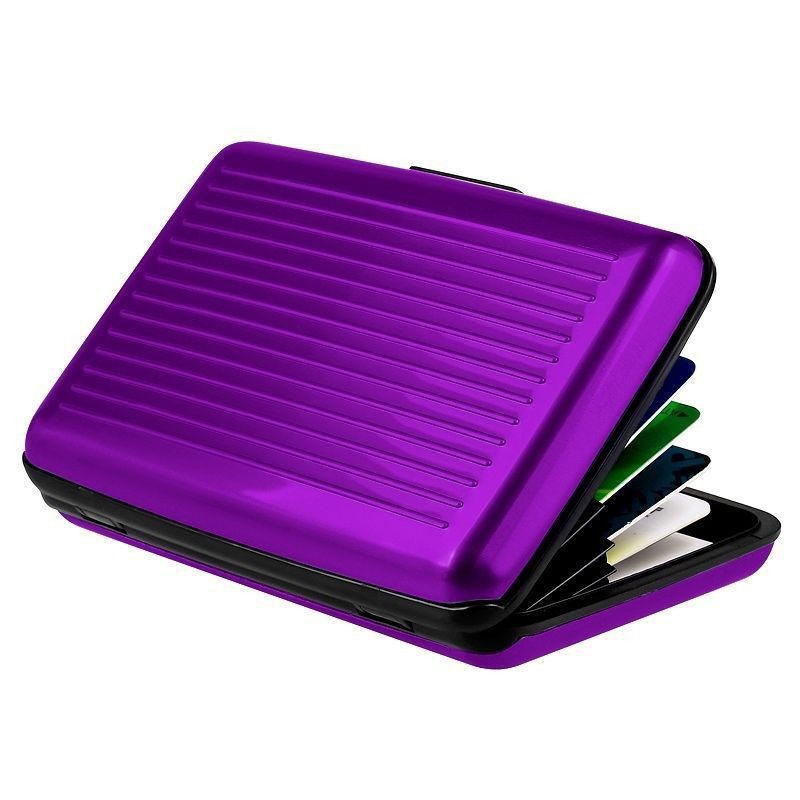 Explosive aviation aluminum alloy credit card bag aluminum case commercial wallet anti-magnetic business card holder bank card bag stripe card