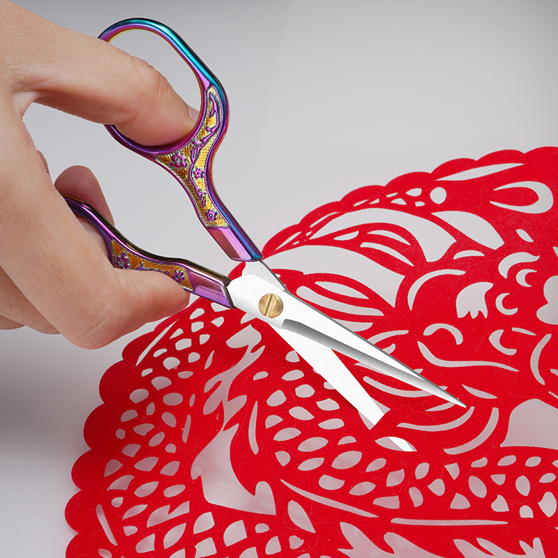 Factory supply plum vintage handmade Scissors Scissors thread cutting scissors cross stitch scissors sewing scissors