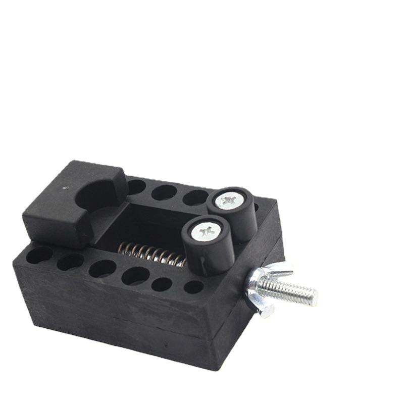 Flat Mini small vise table vise text play drilling carving fixed fixture Workbench walnut clamping tool