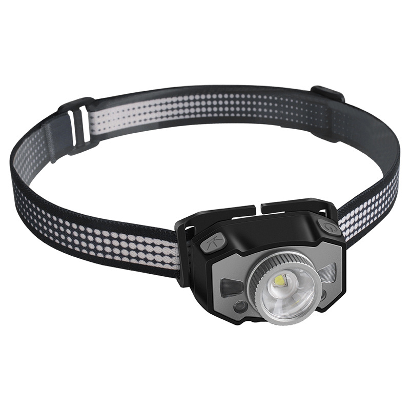 Cross-border Amazon private model led headlamp outdoor remote zoom floodlight rechargeable strong light induction night fishing headlamp