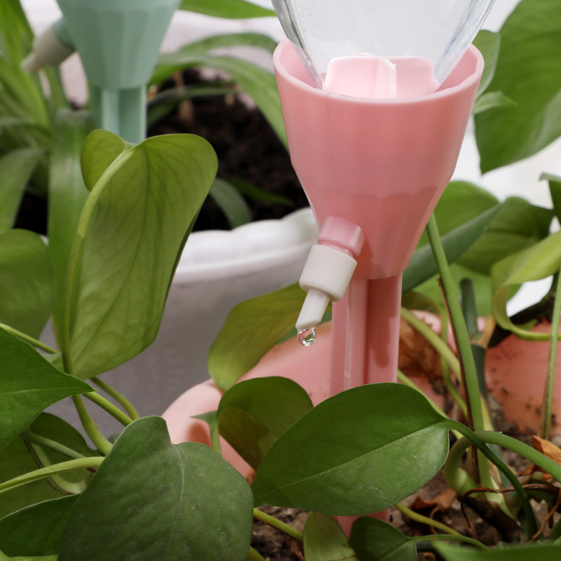 新しい調整可能な自動散水装置点滴灌ツール怠惰な家庭用鉢植え給水器旅行花散水ツール|undefined