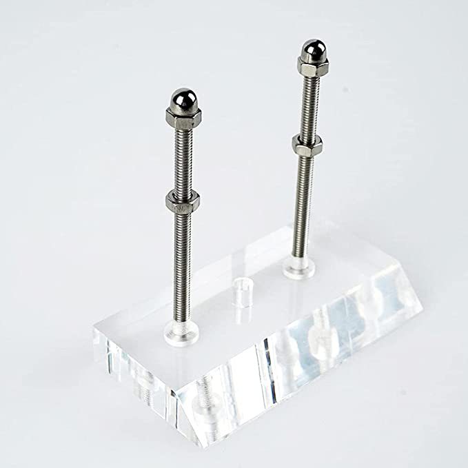 Cross-border scooter rack acrylic transparent upper screw wall-mounted electric scooter display rack display balance frame