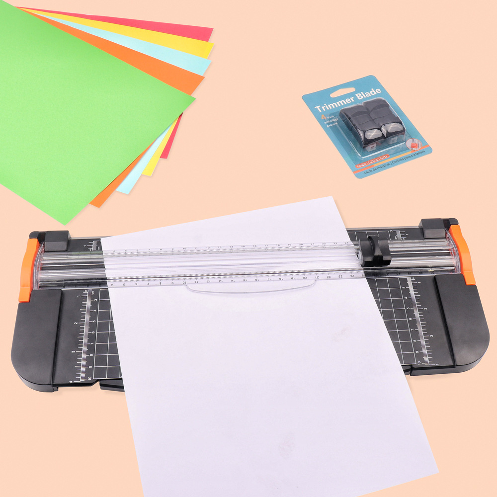 Safety paper cutter spare blade invisible cutting paper cutter replacement cutter cutter two-way cutting cutter head set