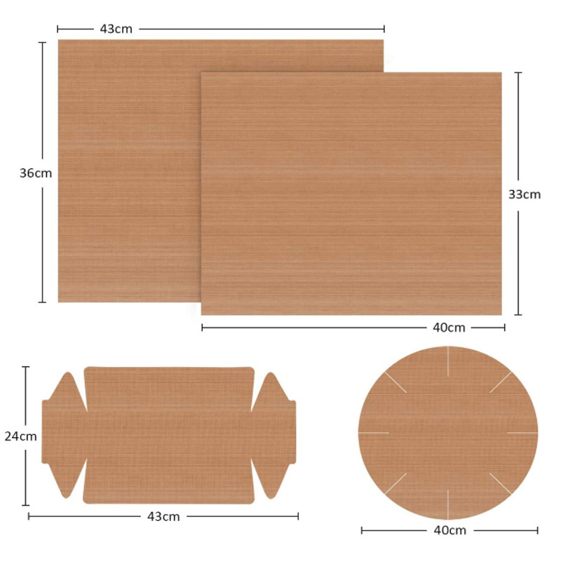 Factory spot non-stick oven liner Teflon mat baking mat oven oilcloth baking tray mat