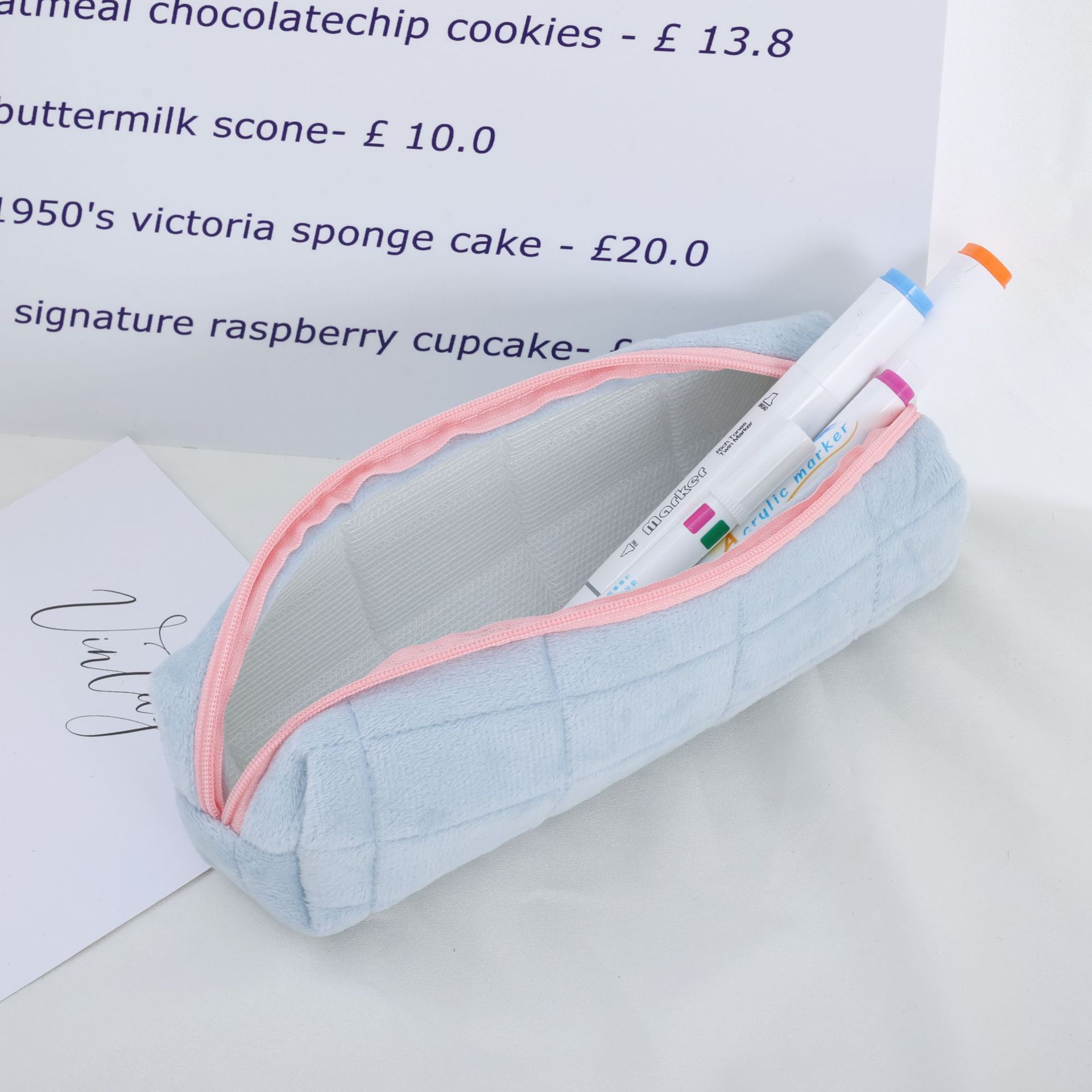 Decompression Pillow Bag Pencil Bag Internet Popular Same Style Pillow Pillow Bag Pencil Bag Japanese Style High-value Large-capacity Student Storage Stationery Box