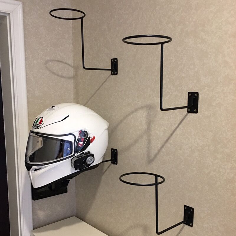 Motorcycle Wall helmet rack display rack wall-mounted scooter helmet display rack bicycle Wall hat rack