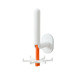 Roll paper holder six claw hook orange