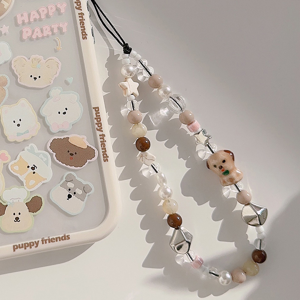 Chain Mobile Phone Case Lanyard Suitable for Apple/Huawei Portable Wrist Strap Rope Personalized Ins Style Sweet Cool Pendant