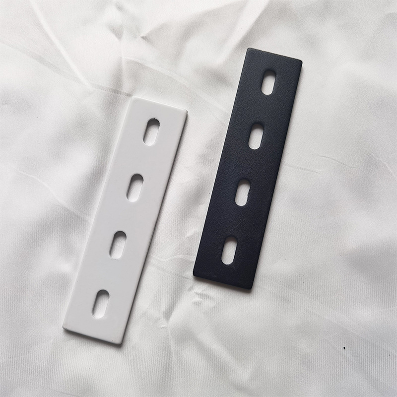 Heavy-duty one-word connecting piece one-word angle code straight piece angle code straight piece furniture fastening connector iron piece angle boxer