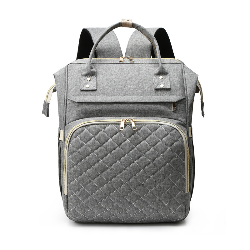 Large Capacity Mummy Bag Wholesale New Fashion Trendy Simple All-match Backpack Outdoor Portable Casual Mother and Baby Bag