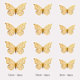 Hollow Butterfly P gold