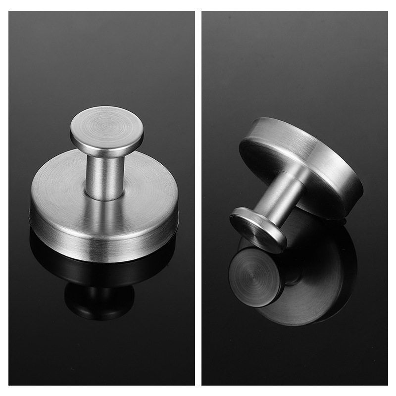 Stainless steel suction cup hook non-perforated seamless hook kitchen bathroom vacuum suction cup glass towel hook