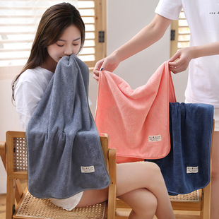 Factory wholesale adult towel high quality edge wash face towel dry hair towel gift can be embroidered logo