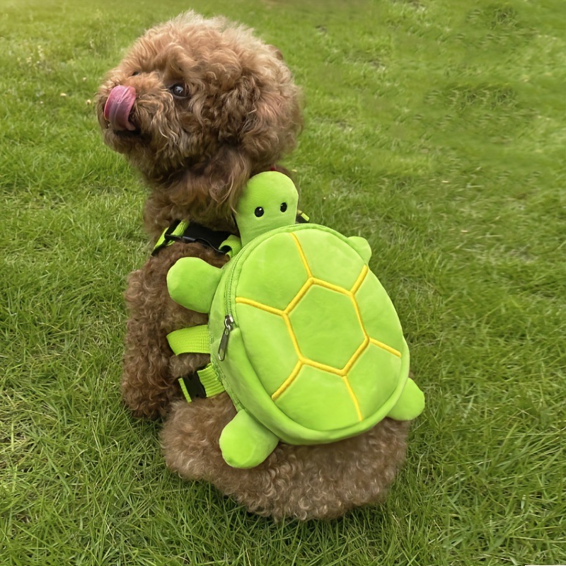 Pet Dog Self Backpack Dog Backpack Cat Going Out Bag Turtle Bag Snacks Teddy Small and Medium Dog Traction Collection