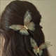 Tulle Butterfly Ink Grey