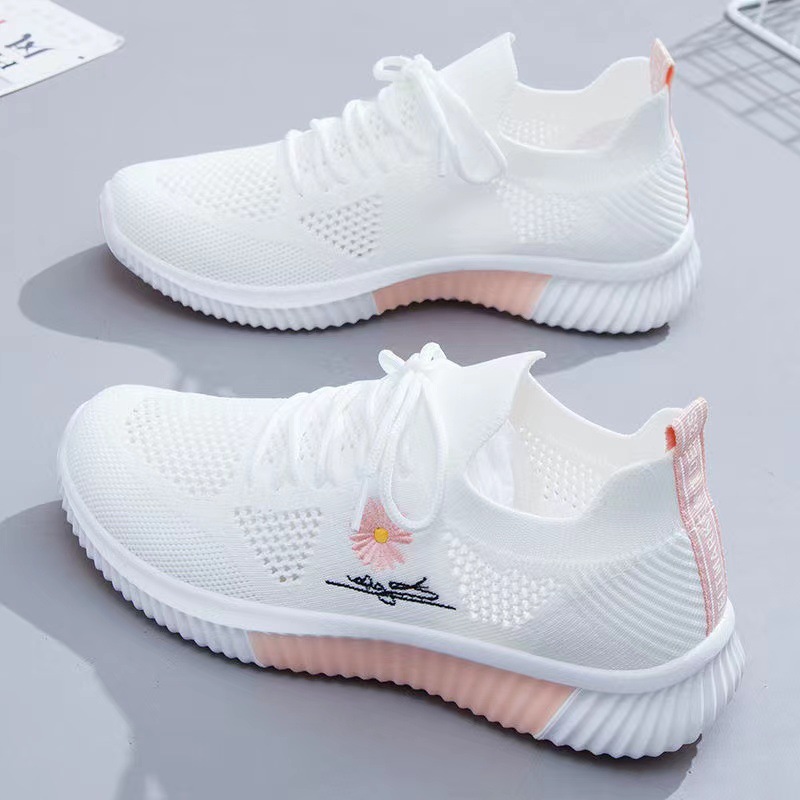 Flyknit 2023 new spring and summer women's sneaker versatile running mesh shoes student shoes wholesale casual women's shoes