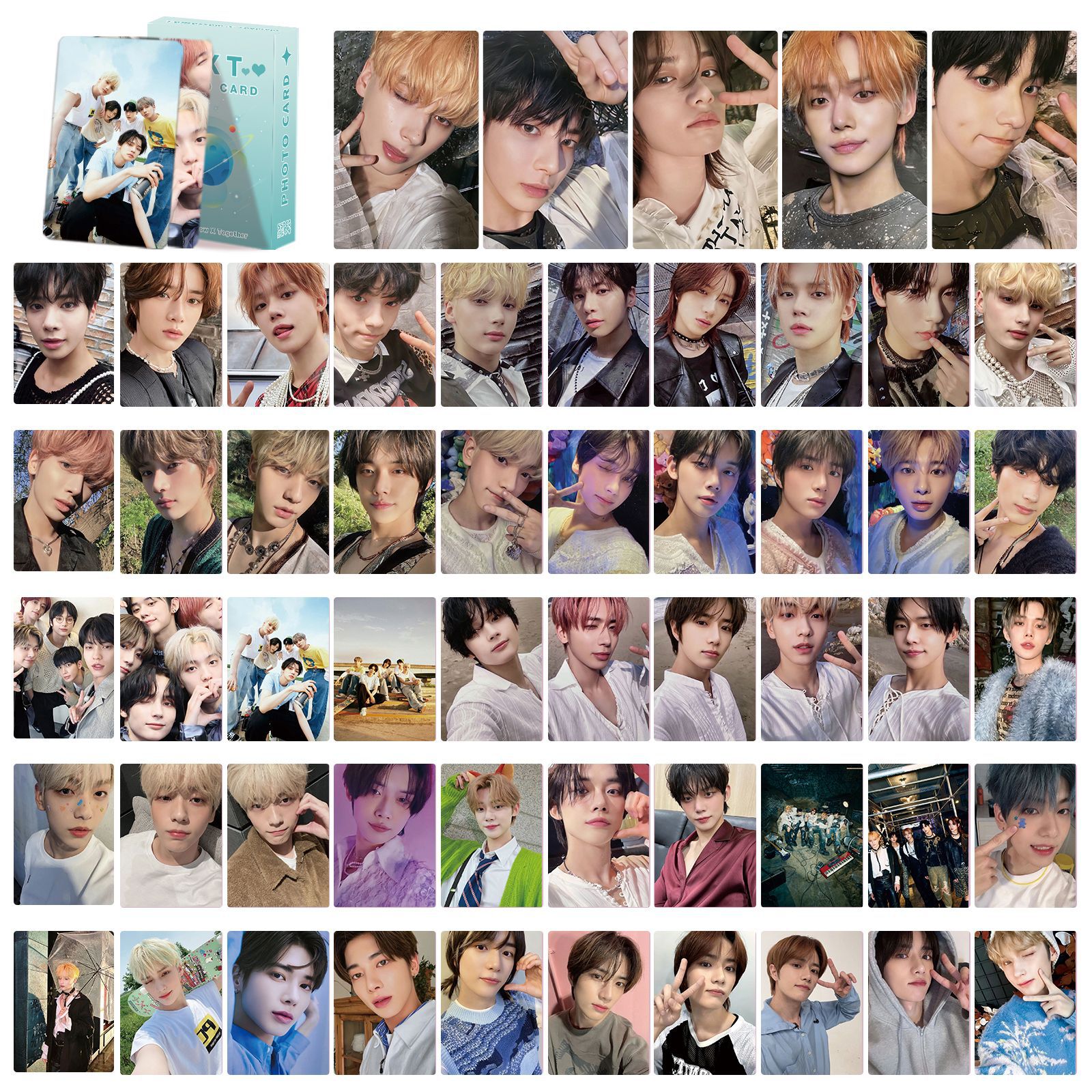Korean star laser card powder ink combination IVE personal SEVENTEEN girl TXT Jin meiting AESA card