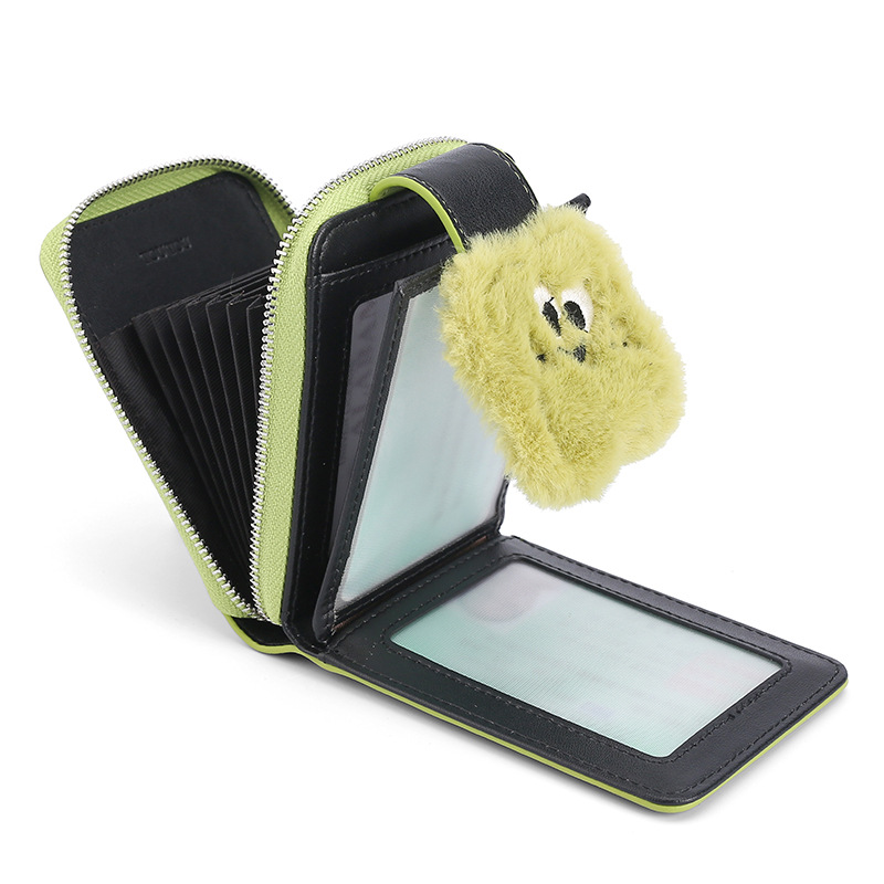 Wallet 2023 new original design clay multi-functional card holder trendy cool driving license integrated coin purse