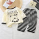 Children's Home Clothes suit Summer New Cotton 2025 Boys' Pajamas Girls' Air-conditioning Clothes Baby's Summer Children's Clothing