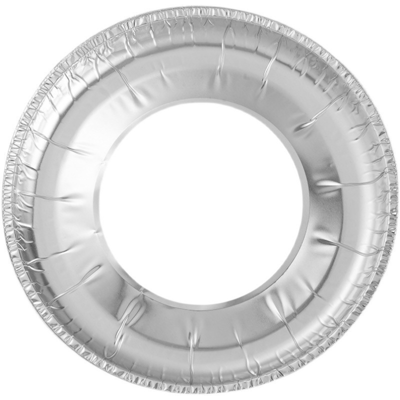 Gas Stove Sticker Oil-proof Sticker Gas Stove Protective Mat Kitchen Round Stove Cover Tin Paper Ring Aluminum Foil Stove Mat